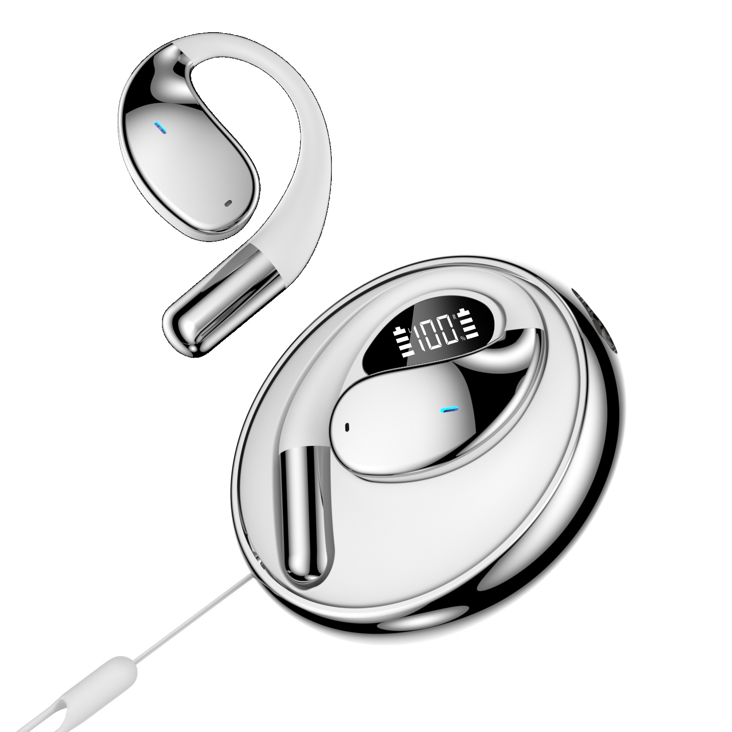 Open-Ear Bluetooth Headphones with AI Translation