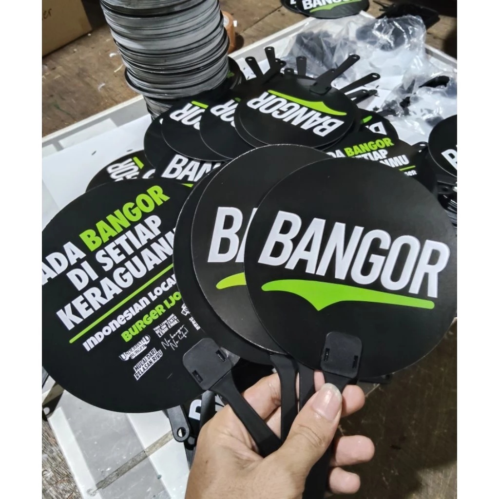 kipas promosi bahan Art carton — foto 1