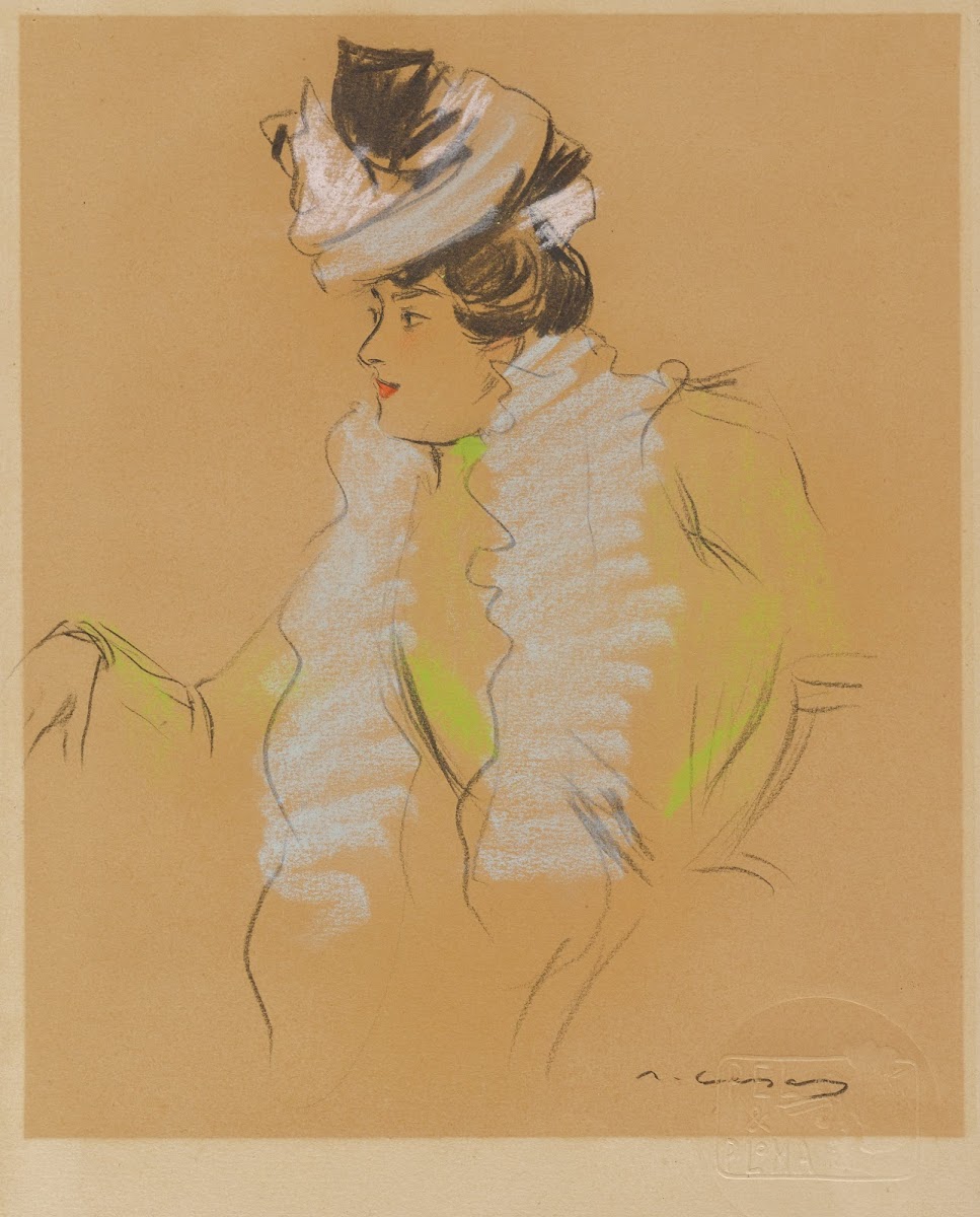 Madame X at the Grand Prix c 18991904