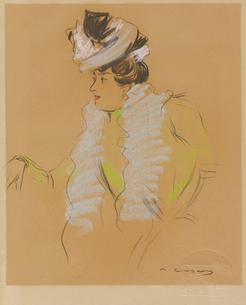 Madame X at the Grand Prix c 18991904