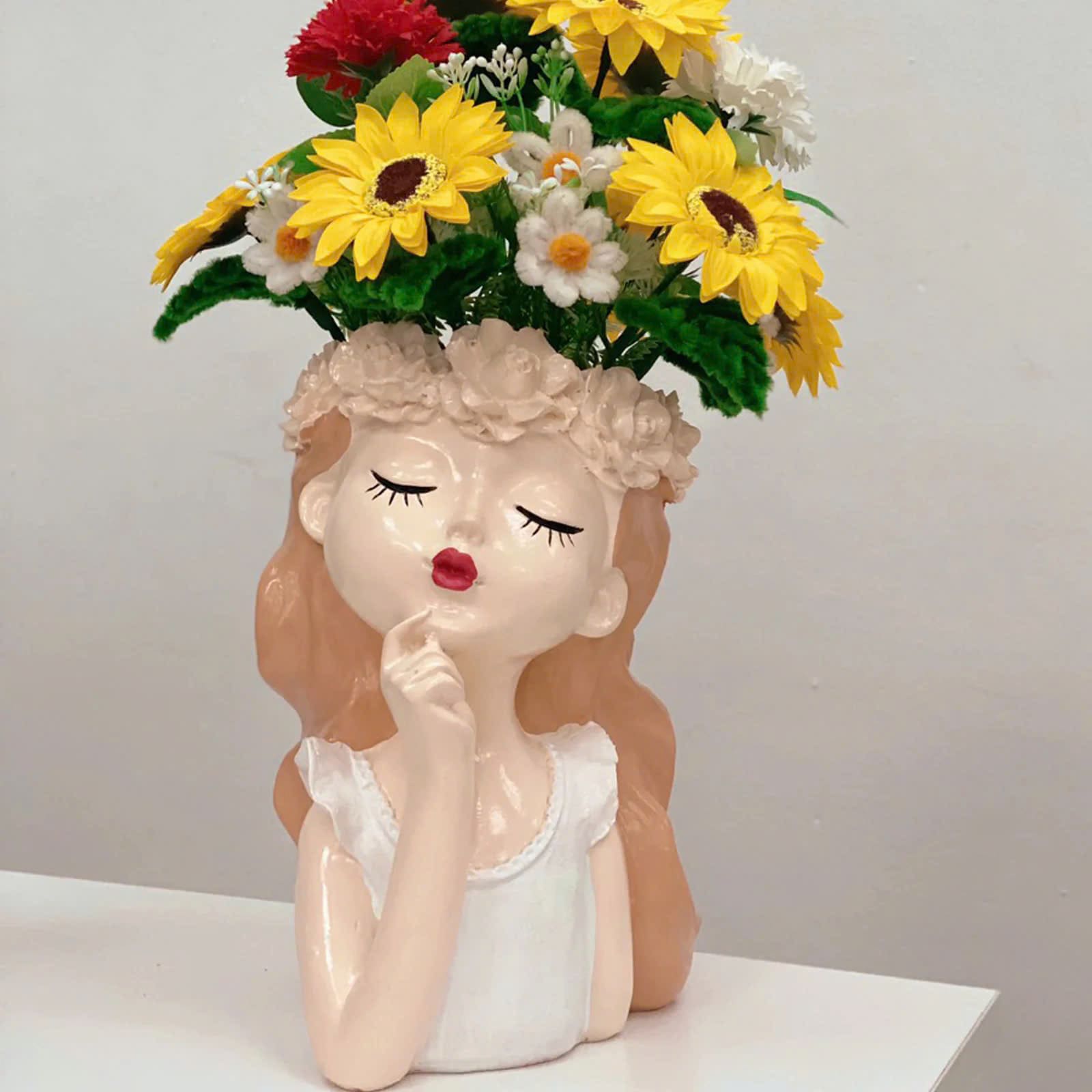 Mẫu bình hoa trang trí với chất liệu sáp từ hoahandmade.vn