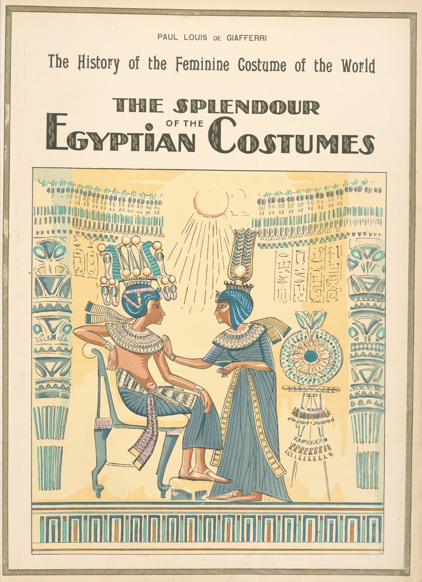The splendour of the Egyptian costumes 1926 1927