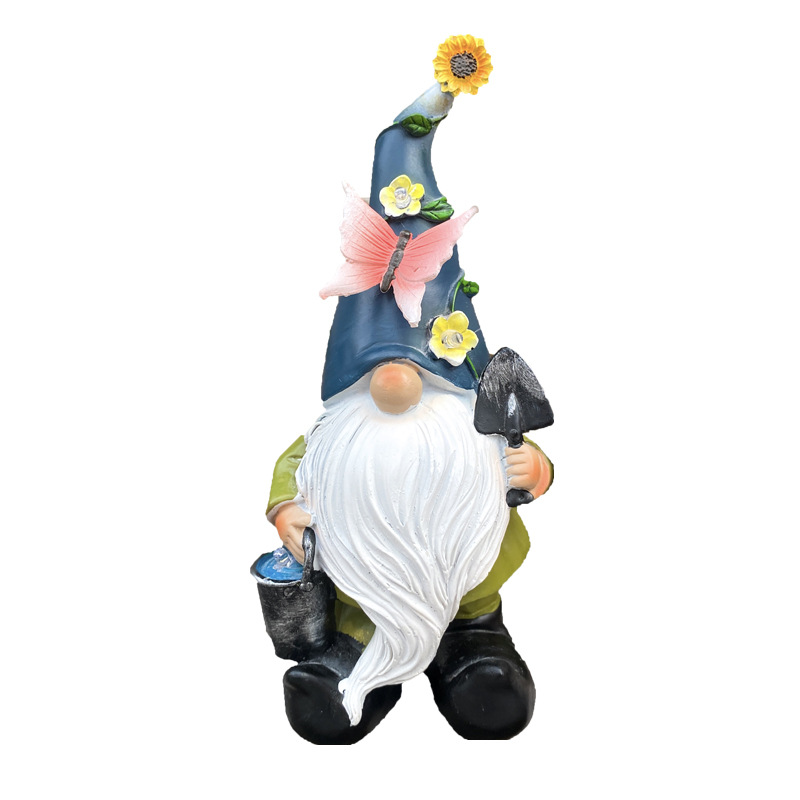 Decorative Gnome Figure in Country Style