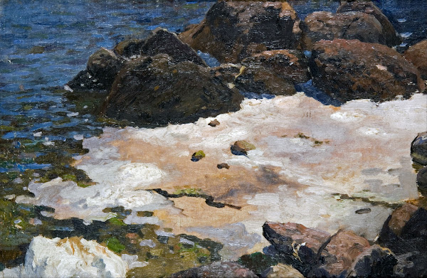 Krym brzeg morza 1895