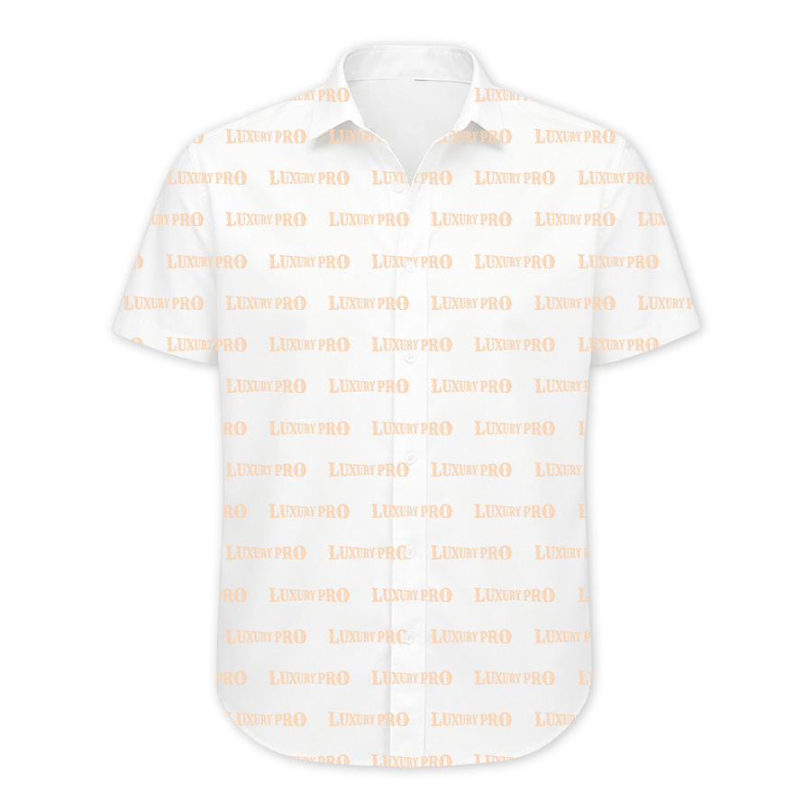 Adult Brazil Collar Curved Hem Shirt