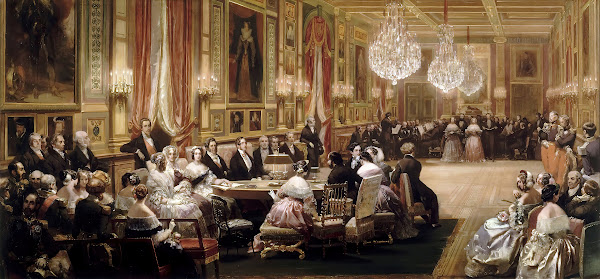 Concert In The Gallerie Des Guise At Chateau Deu 1844