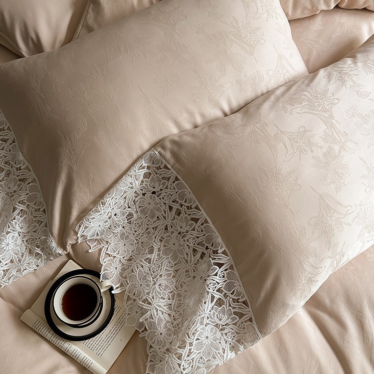 French Bed Linen Set, 4-Piece, Long-Staple Cotton