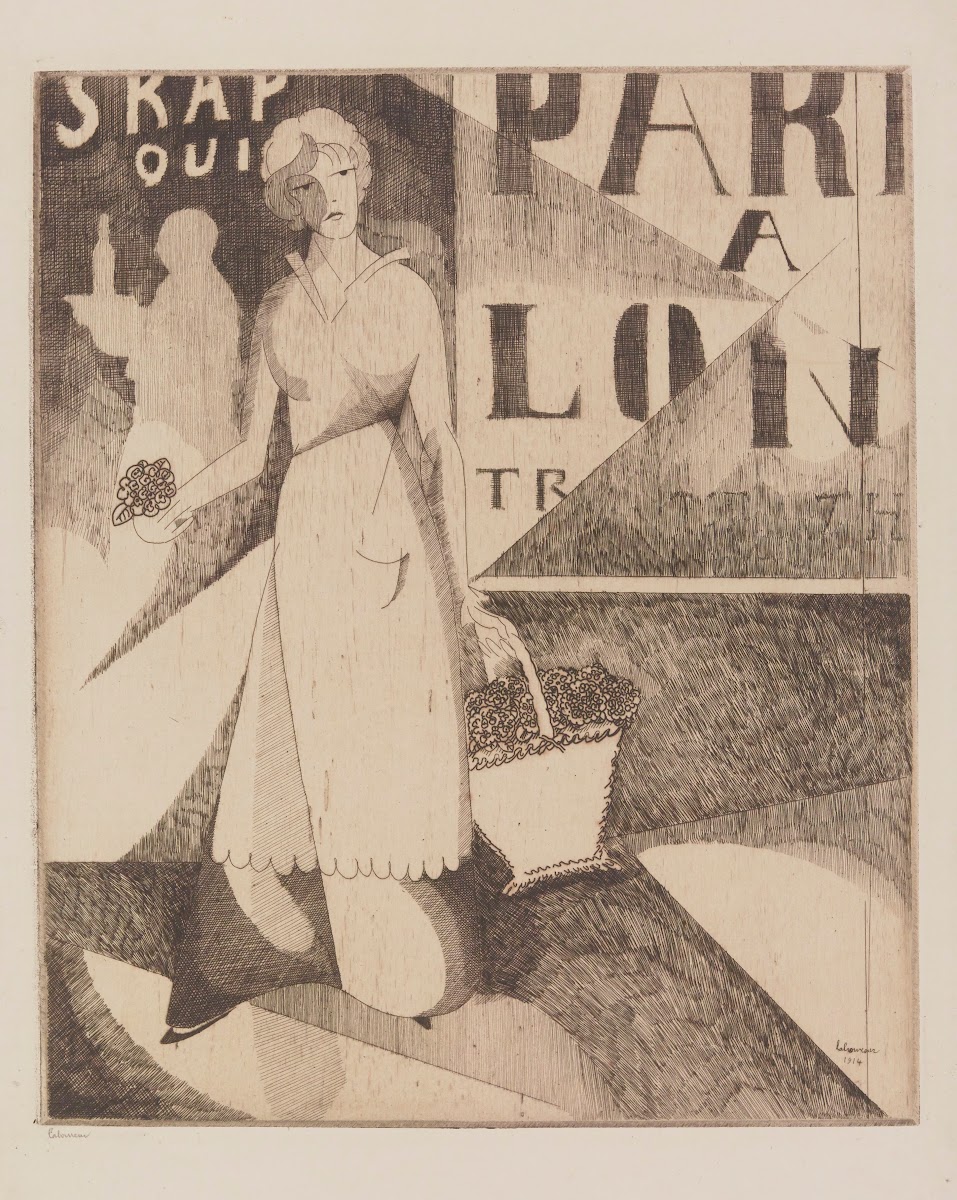 La marchande de violettes 1914