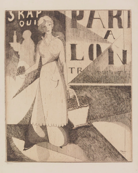 La marchande de violettes 1914