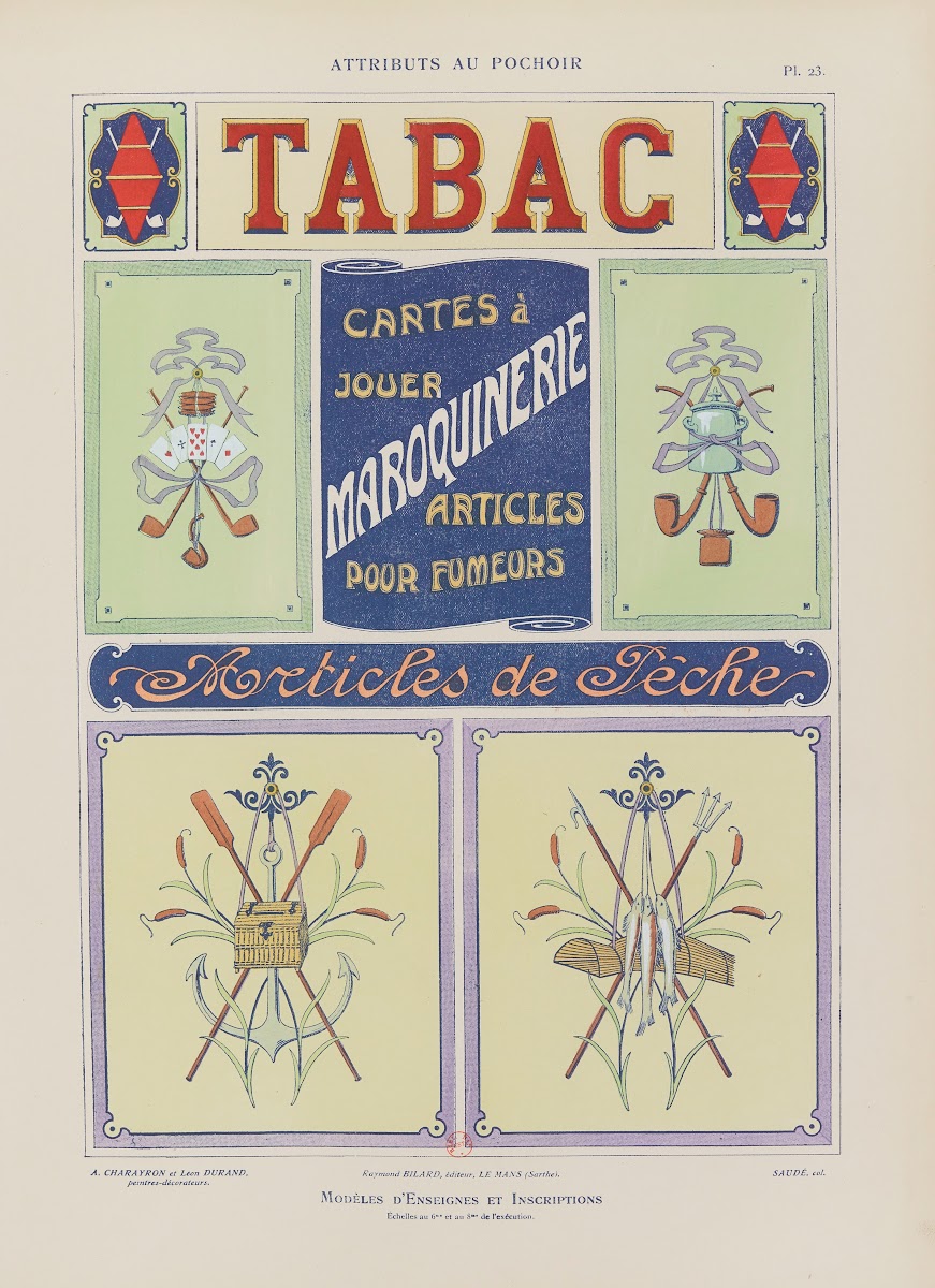 Attributs Au Pochoir Pl24 1914