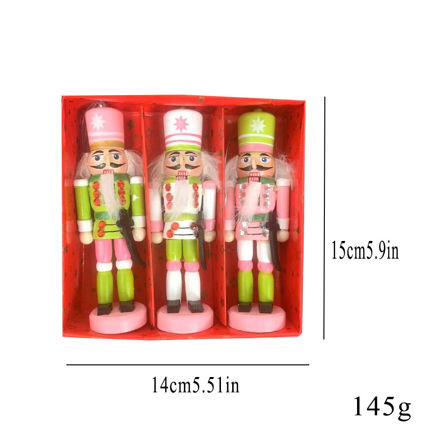 Wooden Nutcracker Soldier, 12 cm