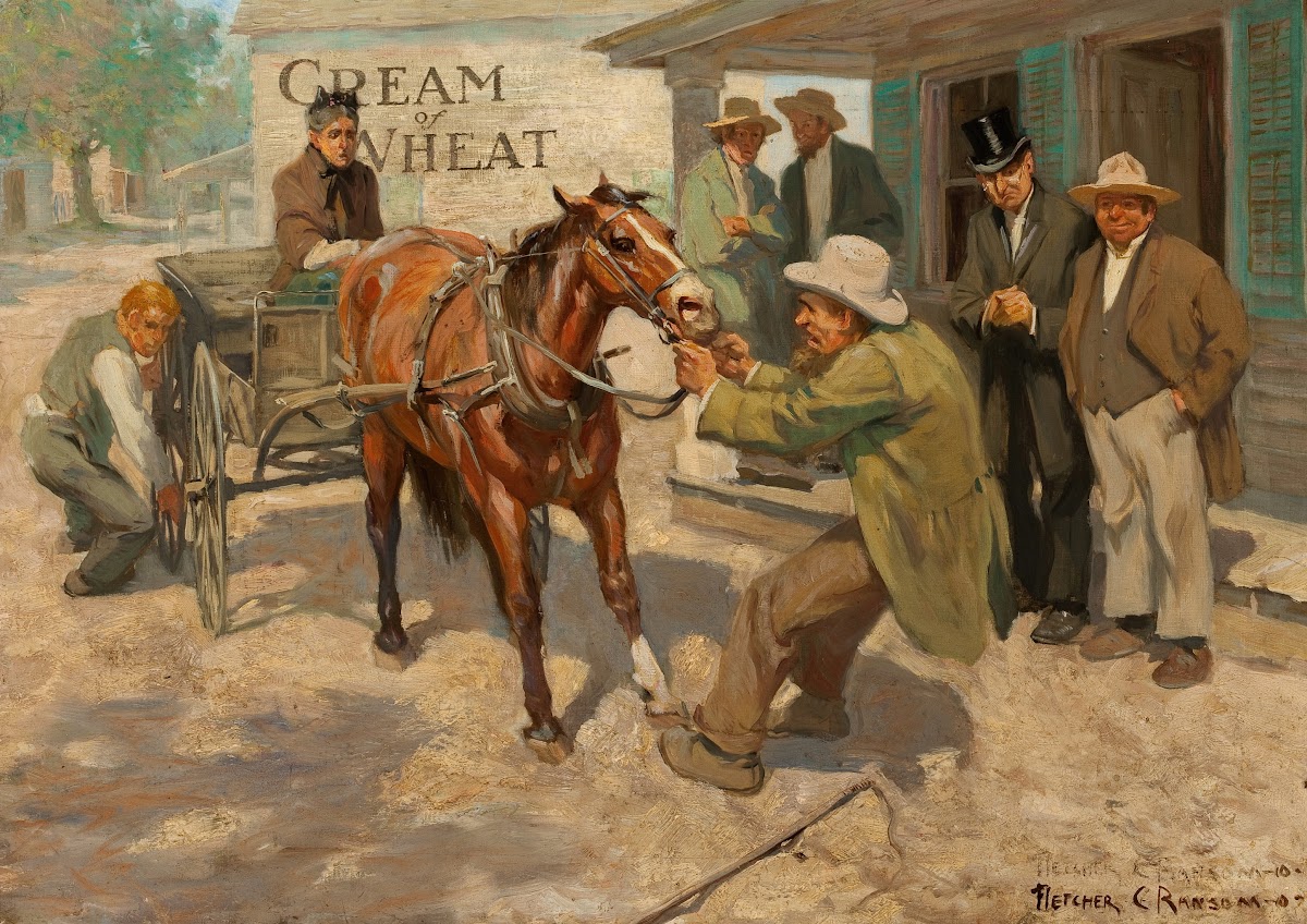 Country Life in America Cream of Wheat ad illustration 1911