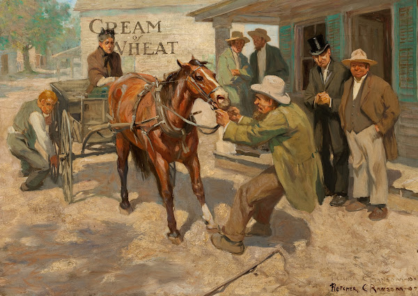 Country Life in America Cream of Wheat ad illustration 1911