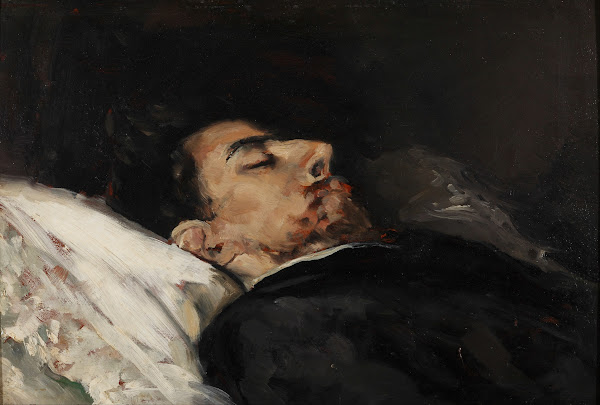 Gustavo Adolfo Bécquer on his Death Bed 1870