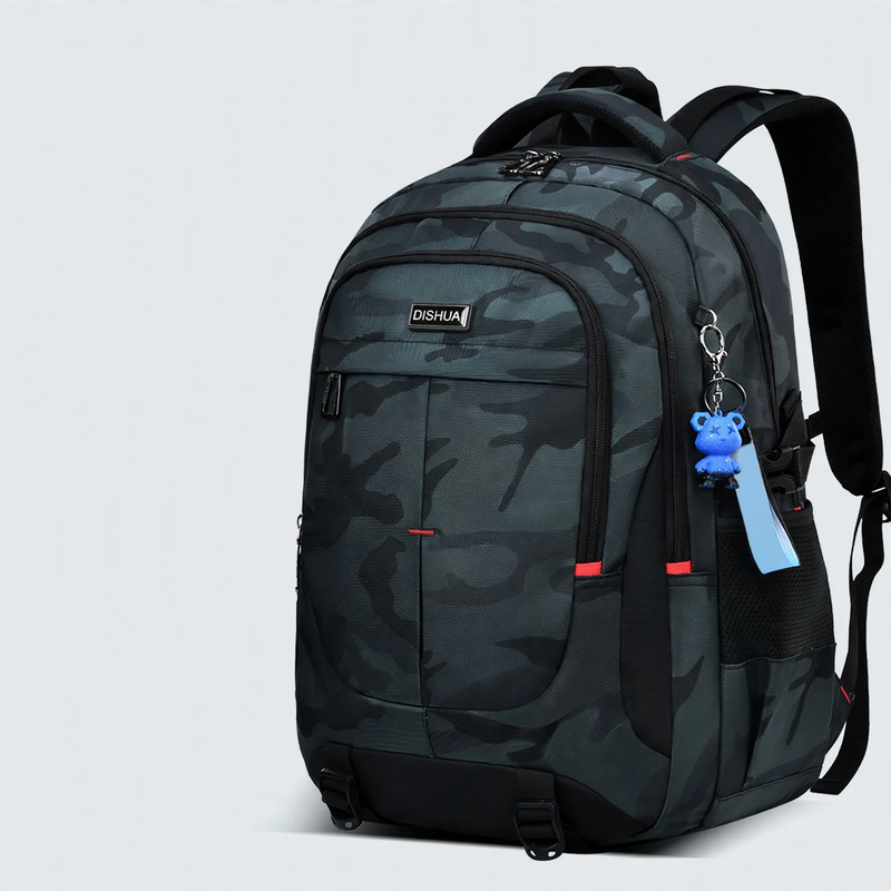 Schulrucksack mit Rolltop-Verschluss, groß