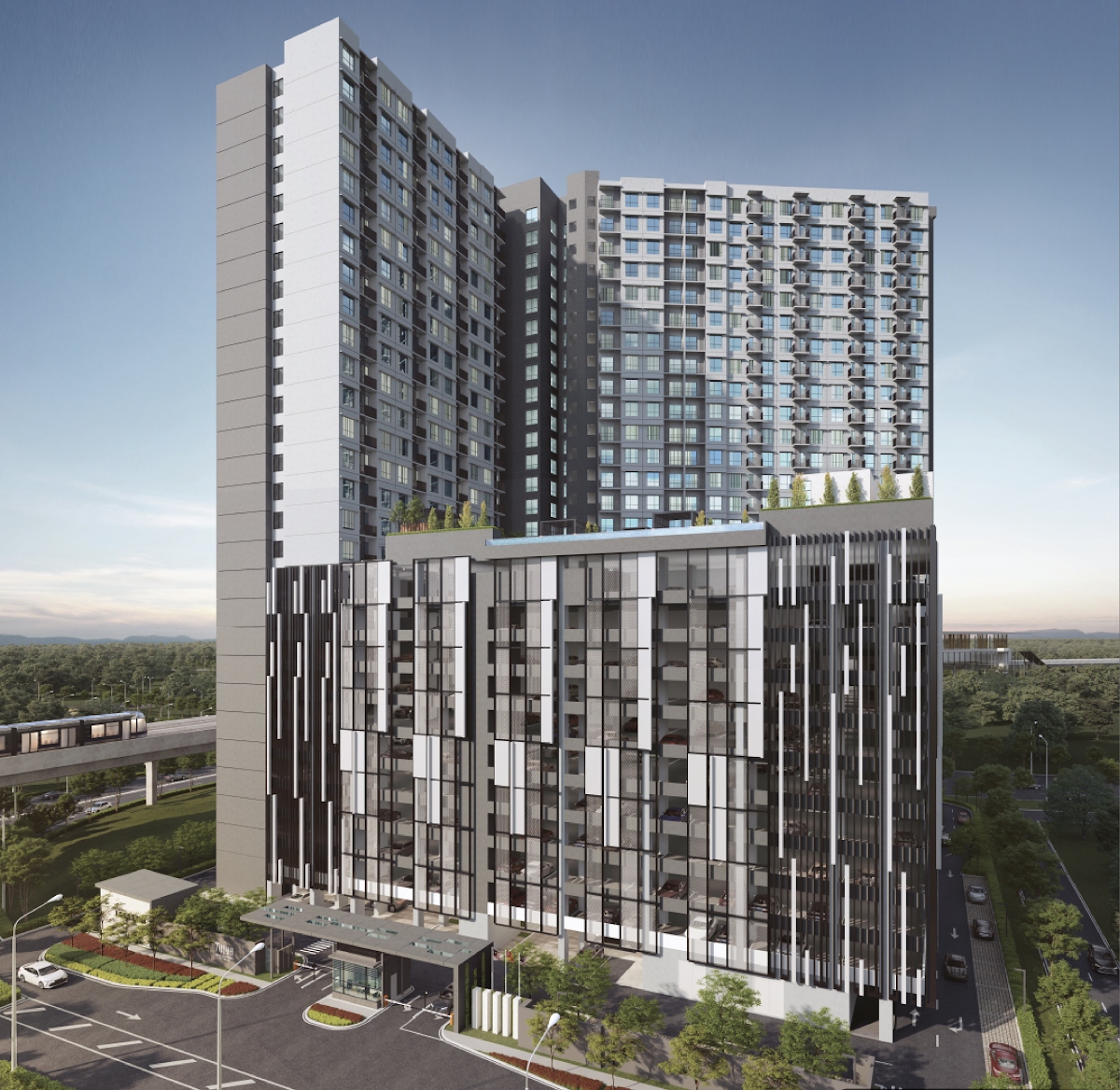 Tujuh Residences — facade