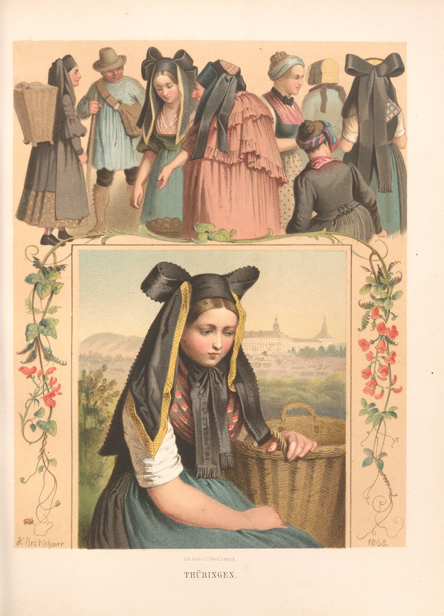 Deutsche Volkstrachten Pl27 1870