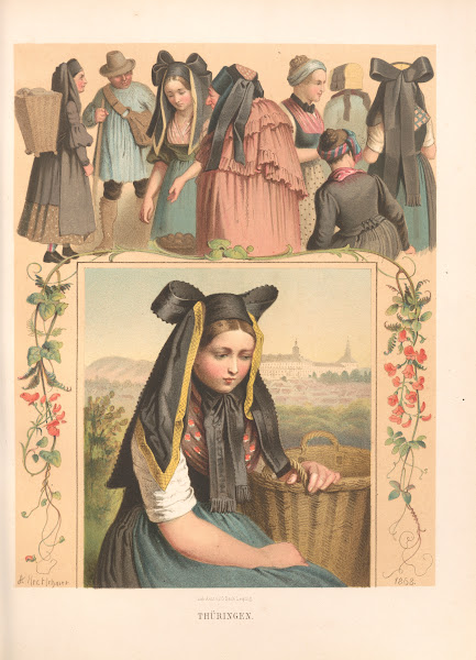 Deutsche Volkstrachten Pl27 1870