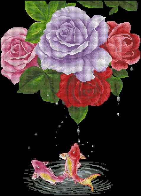 CMP 171411 Roses And Carps