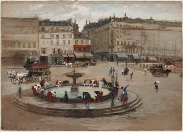La lessive place Pigalle mars 1871 1871