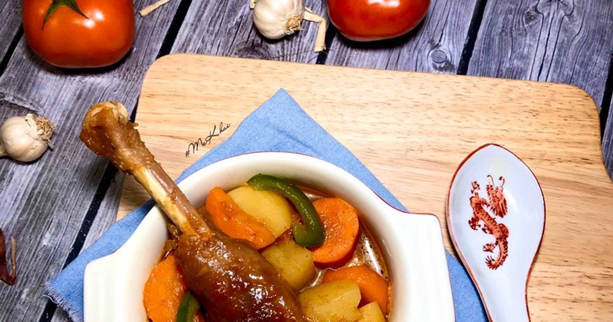 Gà kho kiểu hàn