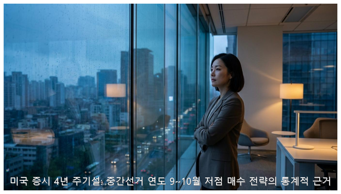 미국 증시 4년 주기설: 중간선거 연도 9~10월 저점 매수 전략의 통계적 근거 핵심 안내 및 분석 인포그래픽 (3)