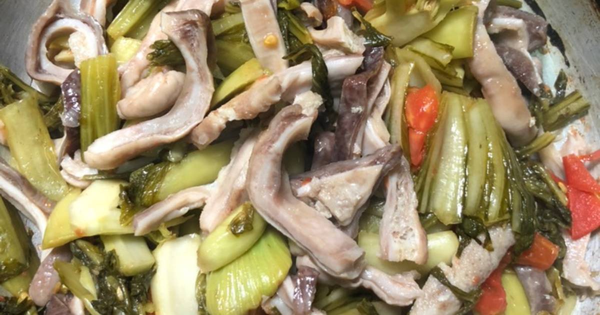 Dạ dày xào dưa chua 🤤