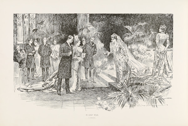 In leap year  A wedding 1896