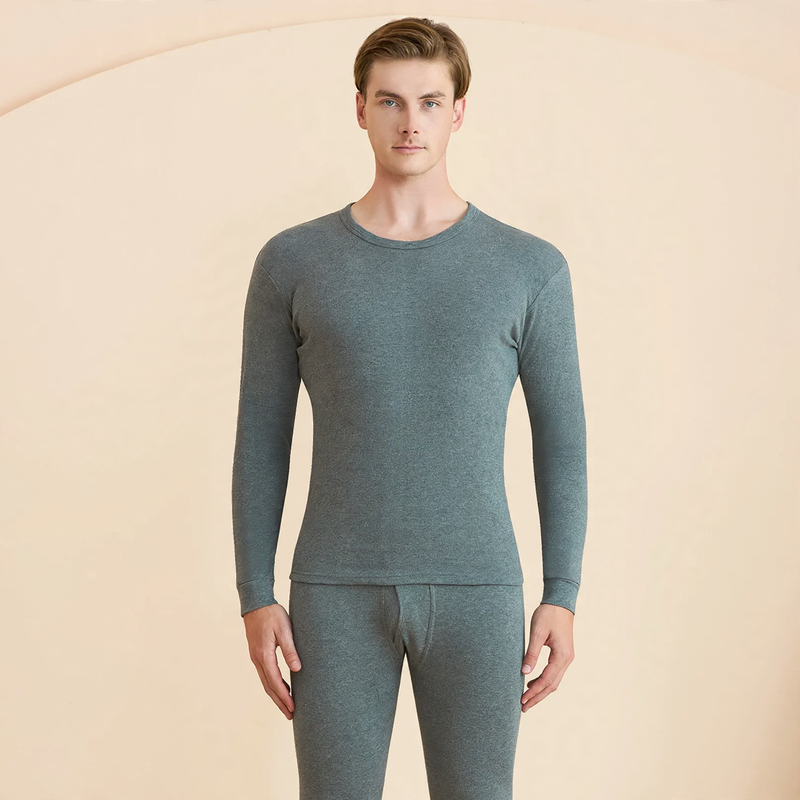 Cotton Thermal Underwear Set for Men and Women