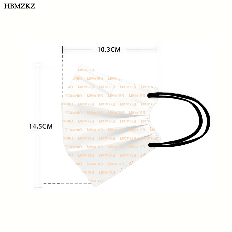 AOP Black-edged mask