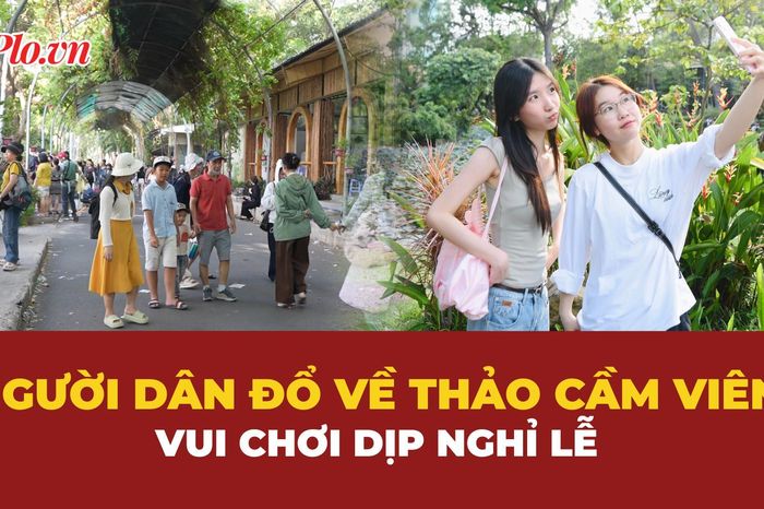 Hàng ngàn người đổ về Thảo Cầm Viên 'trốn nóng' dịp nghỉ lễ - Báo Pháp Luật TP.HCM