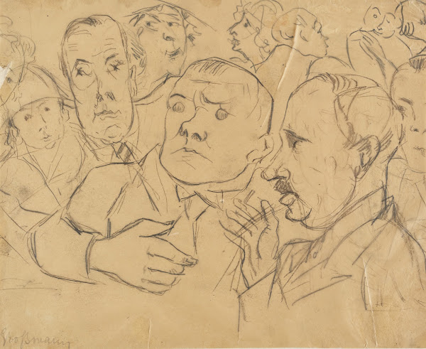 Max Beckmann in Company 1922