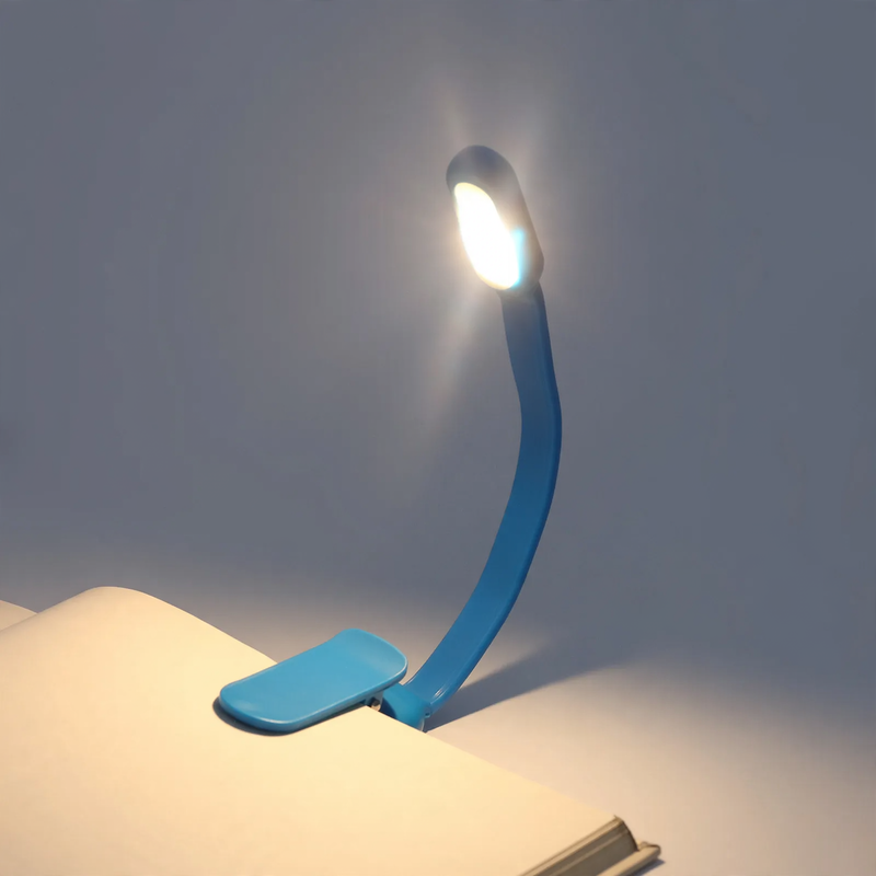 LED-Klemmleuchte, 3 Lichtstufen, USB-aufladbar