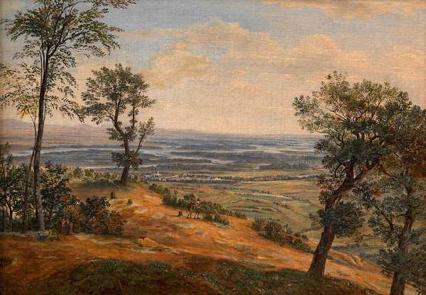 Blick Auf Den Donaustrom Ca 1830