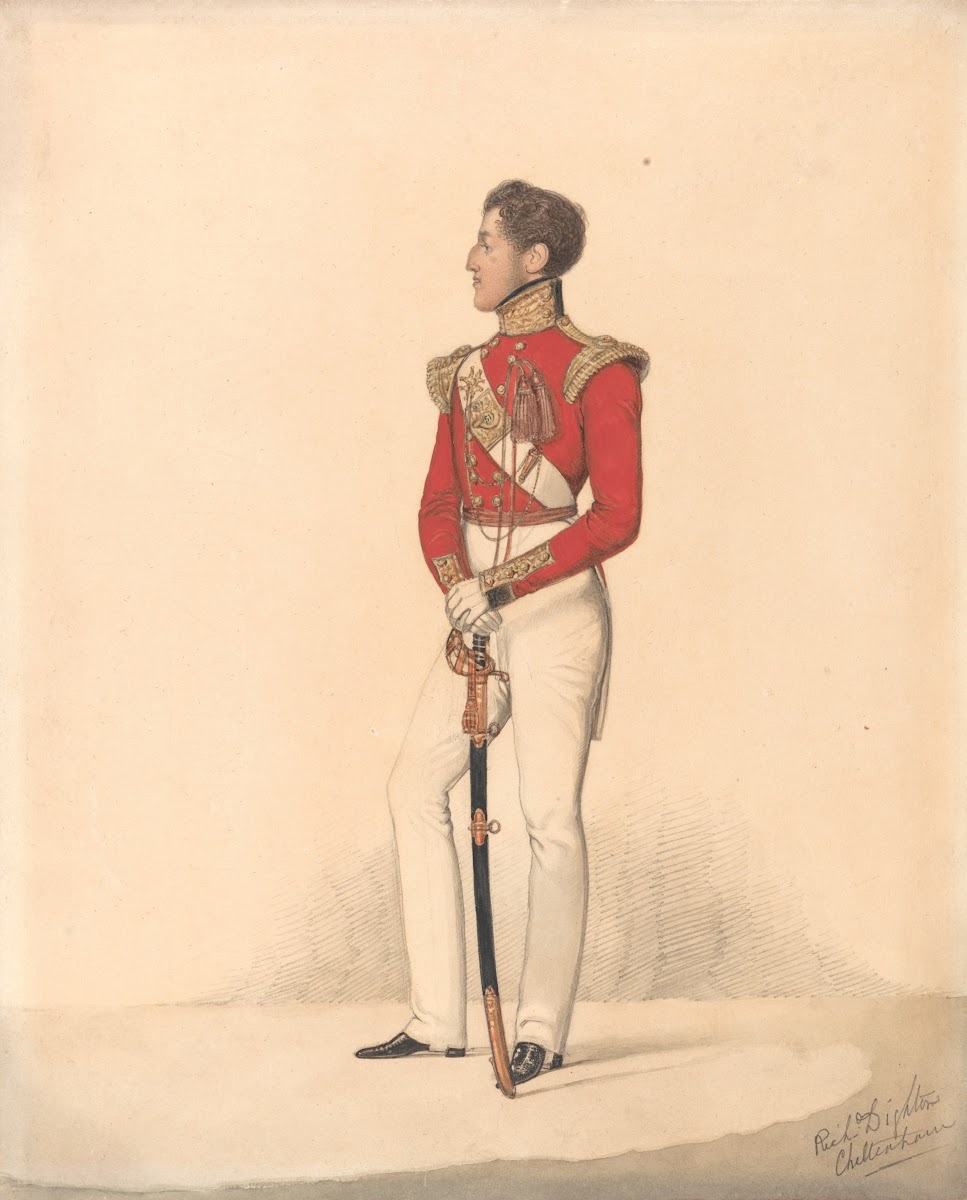 Lord Henry Charles Capel Somerset 5th Light Infantry  Cheltenham between 1837 an