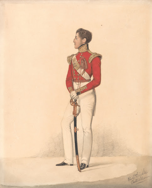 Lord Henry Charles Capel Somerset 5th Light Infantry  Cheltenham between 1837 an