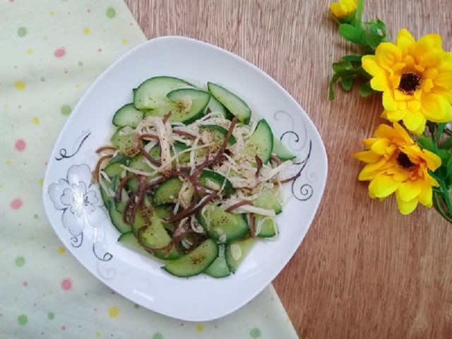 Dưa Leo Xào Nấm
