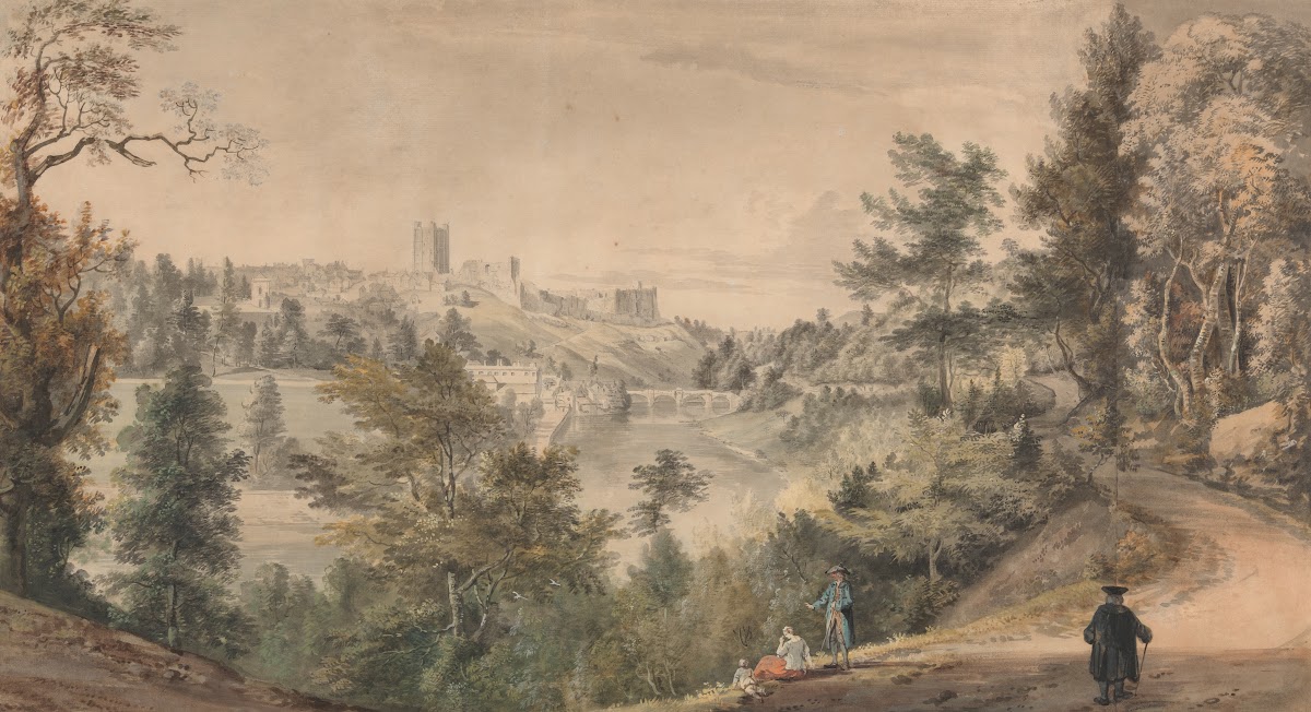 View of Richmond Castle Yorkshire