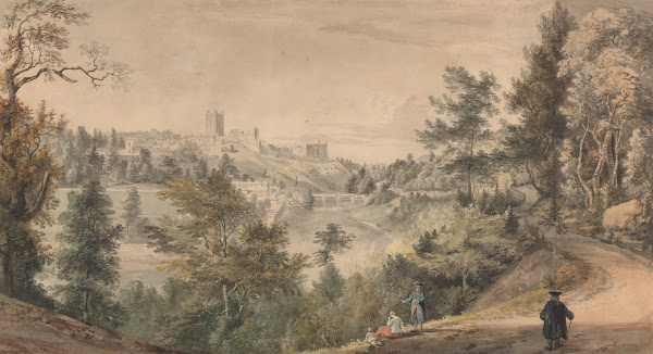 View of Richmond Castle Yorkshire