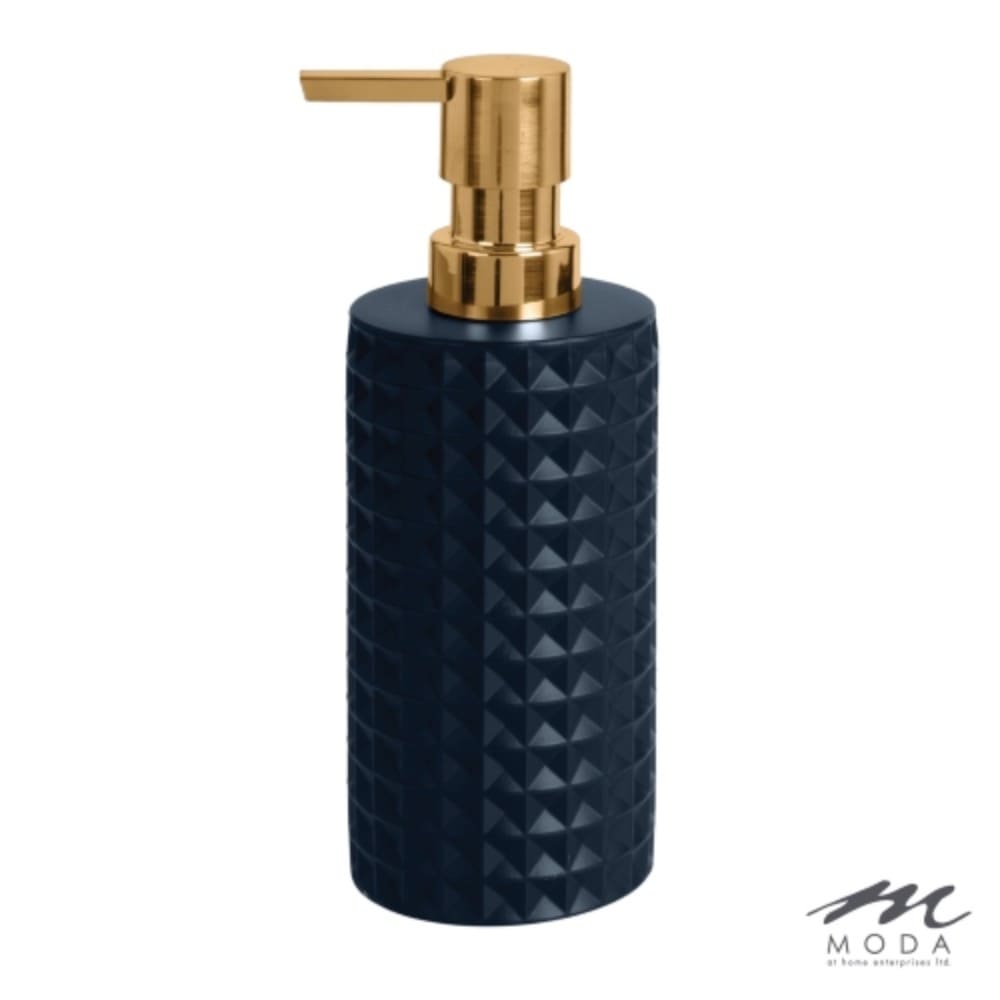 Dispensador de jabón de resina Moda™ Braemar color azul marino