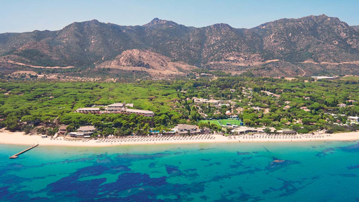 Forte Village Aerial View