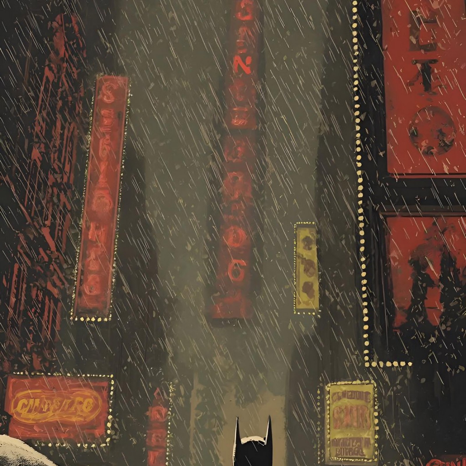 Download Batman, Gotham City, Comic Book Art, Superhero iPhone