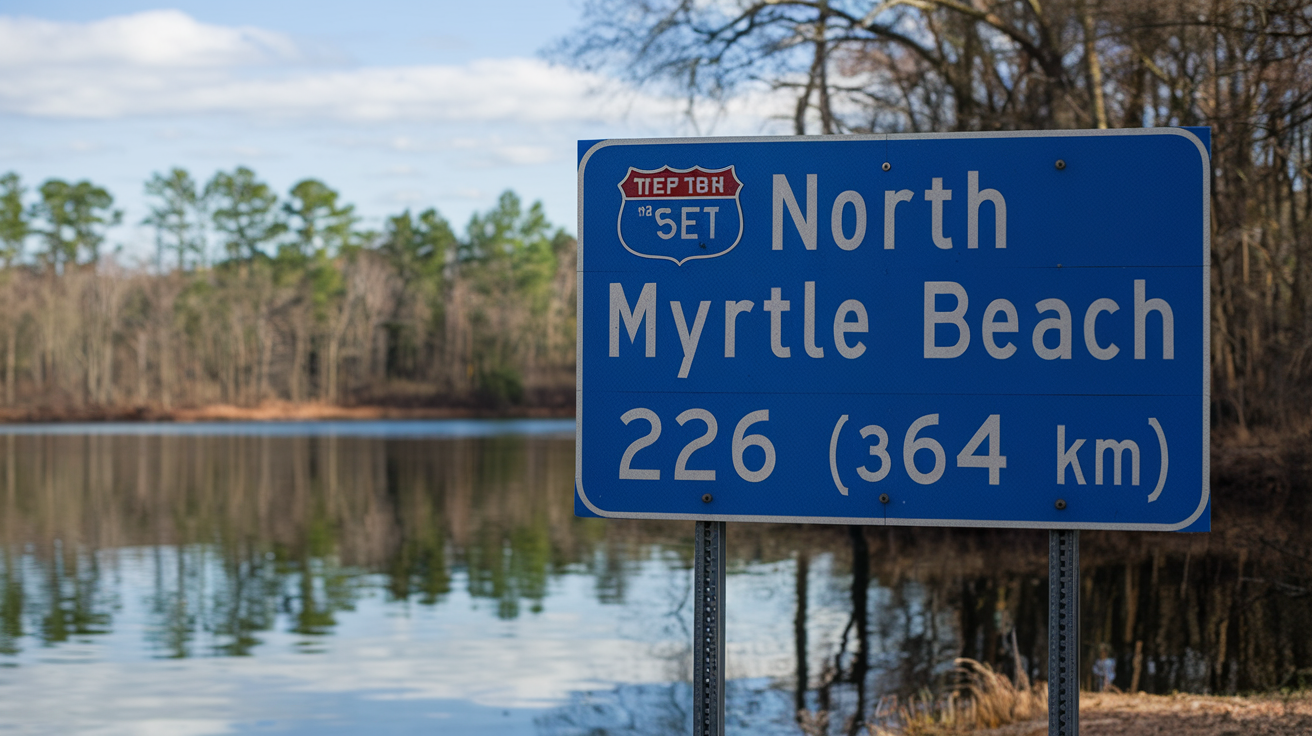 How Far Is North Myrtle Beach from Charlotte?
