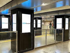 東京メトロ　MCV(単駅1monthスポット)　銀座駅　銀座線松屋口改札