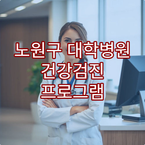 노원구 대학병원 건강검진 프로그램 상세 내용 가격 안내