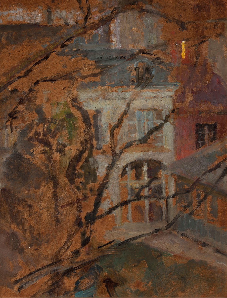 View from the window of the studio 1900