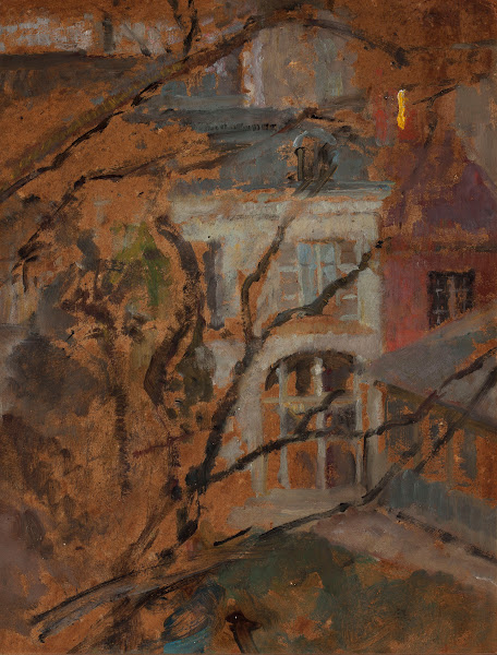View from the window of the studio 1900