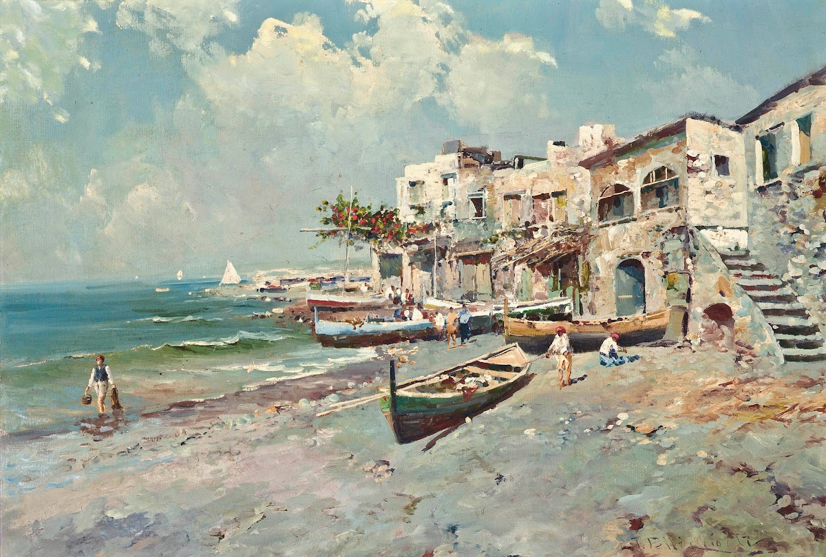 A Fishing Village On The Amalfi Coast