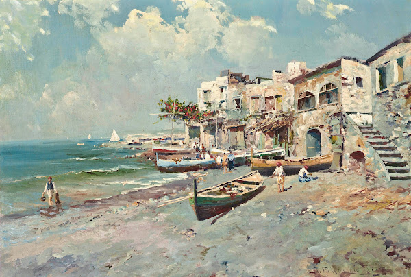 A Fishing Village On The Amalfi Coast