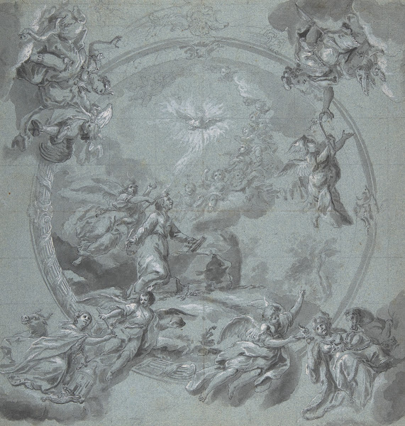 Saint Ignatius of Loyola and Allegories of the Four Continents 171560